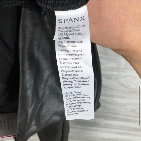 NWT Spanx Faux Leather Leggings - Picture 5 of 9